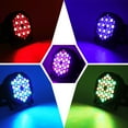 thumbnail image 3 of Stage Lights, Corded RGB 36 LED Round DJ Par Light,7CH DMX Stage Light,Sound Activated Party Uplighting w/ Remote Control for Wedding Club Christmas,4 Pack, 3 of 8