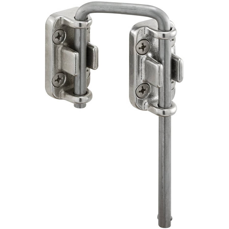 Defender Security U 9865 Sliding Door Lock with Bushing White