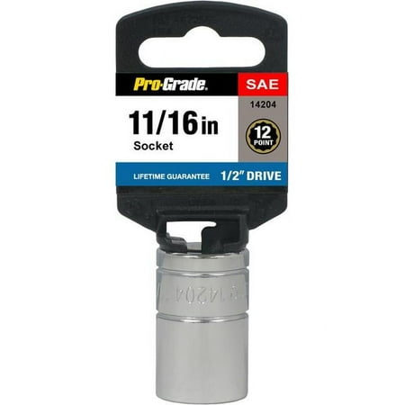 UPC: 0035794142032 | Pro-Grade 14204 0.5 Drive x 0.06 in. 12 Point Socket