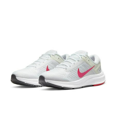 Nike Air Zoom Structure 24 DA8570-103 Women's White Pink Running Shoes MOO181 (6.5)