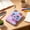 Purple, variant on Mini Kawaii Cat Plush Fluffy Diary Journal, Cute Fuzzy Pocket Notebook with Keychain Lock,Writing Drawing Notepad, Lovely Stationery Gift for Girls