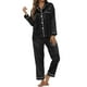 thumbnail image 2 of Conjunto de pijamas Gibobby Camisón Manga Larga Negro L, 2 of 4