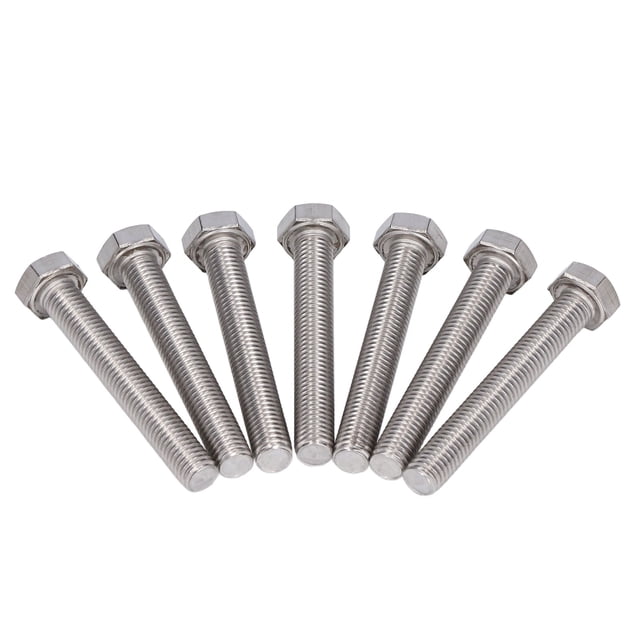 Pernos Totalmente Roscados, Perno Hexagonal 20 Piezas Para La Industria Automotriz Para Trabajos De Bricolaje Para La Construcción Amonsee M10x60