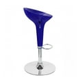 thumbnail image 2 of Alpha Tabouret de Bar Ajustable Style Bombo Contemporain - Bleuets, 2 of 2