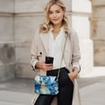 thumbnail image 2 of Pzuqiu Blue Butterfly Leather Crossbody Bag Functional Practical Quilted Leather Crossbody Bags for Women with Chain Strap Exquisite Fashion for Teen Girls-Women, 2 of 7