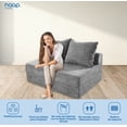 thumbnail image 3 of Sofá Cama Matrimonial Plegable + Cojín Espacio Optimizado Silver, 3 of 8