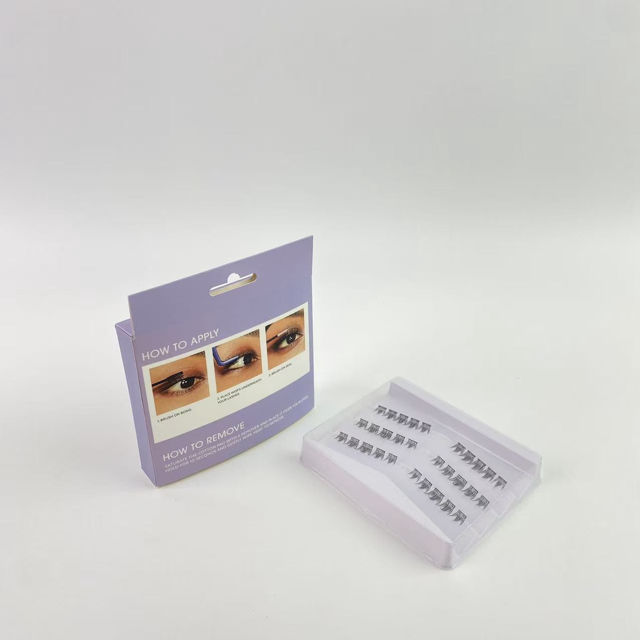 Yumehoro Beauty False eyelashes,Eyelash Extension Lengthening Wisps - Featherlight Synthetic Reusable Artificial Eyelashes