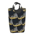 thumbnail image 2 of XMXT Collapsible Laundry Basket Hamper, Coffin Skull Print Large Laundry Bag Clothes Hamper with Aluminum Handle, 50L, 2 of 7