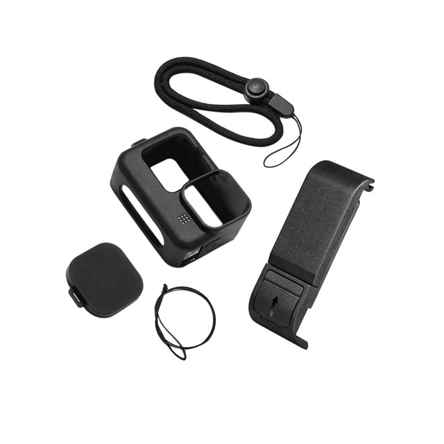 tredstone Plastic Lid Flip Battery Side Covers Len action For Go pro 10 9 Cover+Case
