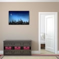 thumbnail image 3 of wall26 - Canvas Wall Art - Beautiful Winter Landscape with Snow Covered Trees at Night - Gallery Wrap Modern Home Art | Ready to Hang - 16x24 inches, 3 of 4