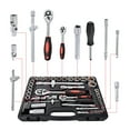 thumbnail image 4 of Ensemble de Clé à Douille 61 Pcs /ensemble Clé Voiture Navire Machine Kit d'Outils de Service de Réparation avec Cliquet Robuste 61 Pcs /ensemble, 4 of 6