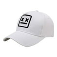 thumbnail image 1 of MIASHUI Casquette de Baseball Brodée pour Hommes Femmes Réglable Soleil Casquette Papa, Blanc, 1 of 3