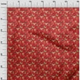 thumbnail image 2 of oneOone Velvet Red Fabric Merry Christmas Sewing Fabric By The Yard Printed Diy Clothing Sewing Supplies 58 Inch Wide-NY0, 2 of 5