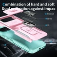 thumbnail image 4 of For Google Pixel 9 Pro XL Case with Slide Camera Cover, [Full Camera Protection] [Magnetic Rotated Kickstand] Military Grade Shockproof Heavy Duty Cover, 4 of 9