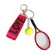 thumbnail image 2 of Llavero con forma de raqueta de tenis, regalo para Año Nuevo, San Valentín, bolso, mujeres y hombres. Rojo, 2 of 9
