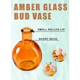 thumbnail image 6 of Serene Spaces Living Small Amber Glass Ball Bud Vase - for Weddings, Events, Parties, Floral Centerpieces for Home Decor, Small, Pack of 6, 6 of 6