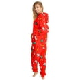thumbnail image 2 of Angelina Women's FLEECE Novelty One-Piece Hooded Pajamas (1-Pack), 2 of 4