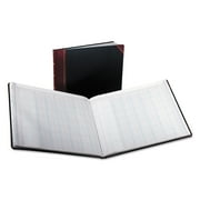 Boorum & Pease Columnar Accounting Book, 12 Column, Black Cover, 150 Pages, 15 1/8 x 12 7/8