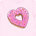 thumbnail image 4 of Inktastic Heart Shaped Donut with Pink Icing and Sprinkles Boys or Girls Baby T-Shirt, 4 of 5