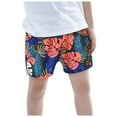 Fandiiiii Child Boys Girls Casual Style Floral Printing Shorts Summer