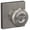 Silver, variant on SCHLAGE F51A GEO 716 COL Georgian Knob with Collins Trim Keyed Entry Lock Aged Bronze