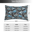 thumbnail image 2 of Kdxio Cotton Pillow Cases 20"x30" Pillowcases,Soft and Breathable Bedroom Pillow Cases-Blue Excavator, 2 of 8