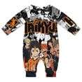thumbnail image 2 of Haikyu!! Volleyball Baby Rompers One-Piece Long Sleeve Jumpsuit Bodysuits Newborn Infant Toddler Outfit Kid Clothes Sets, 2 of 8