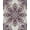 Purple Multi, Pattern 3, variant on Design&I 8'x10' Washable Area Rug Vintage Pastel Scroll Border Flower Lilac Dorm Purple Boho Playful for Dining Room, Large Office, Lounge, Snag-Free