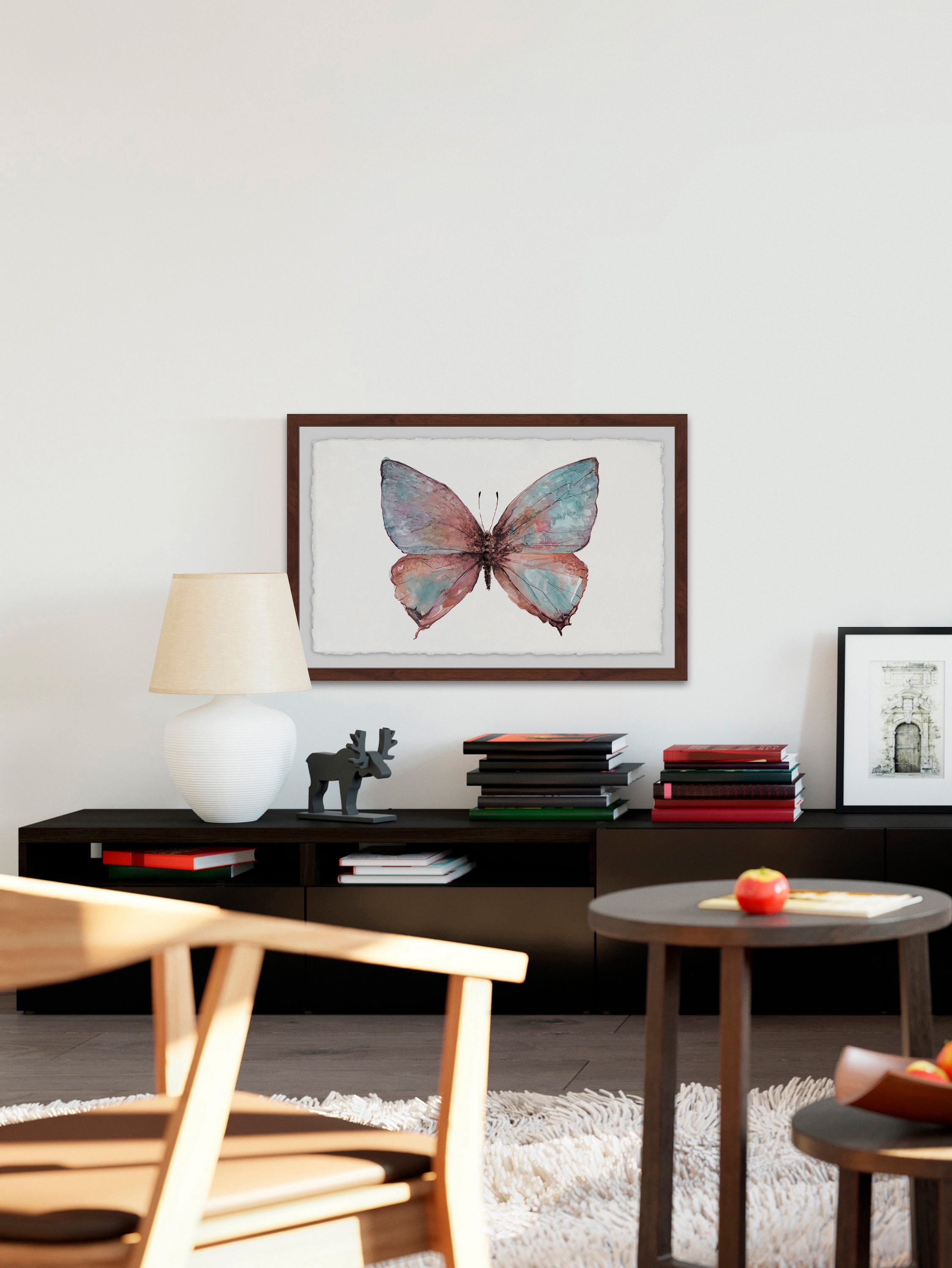 Grand Pastel Wings Framed Painting Print