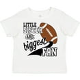 thumbnail image 3 of Inktastic Little Sister and Biggest Fan Football Player Girls Toddler T-Shirt, 3 of 5