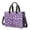 Unicorn and Star Purple Pattern, variant on Unicorn and Rainbow Purple Pattern Canvas Messenger Tote Bag, Work Tote with Multi Pockets & Removable Strap, Magnetic Closure Gifts for Work Travel Shopping