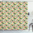 thumbnail image 1 of Ambesonne Vegetable Shower Curtain, Vegetarian Cartoon, 69"Wx70"L, Multicolor, 1 of 3