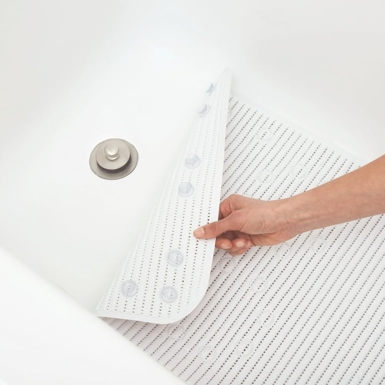 Living & Co Bath Mat Anti Bacterial White 43cm x 90cm White