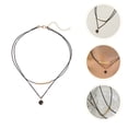 thumbnail image 3 of Collier Superposé Simple Collier Chaîne de Mode Pendentif Clavicule Femmes Cou Décor, 3 of 8