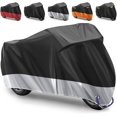 thumbnail image 1 of Funda para motocicleta 245 X 105 X 125 CM (plateada) Funda para motocicleta Funda impermeable Funda para motocicleta para exteriores, 1 of 5