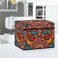 thumbnail image 5 of HELLHERO Mandala Pattern Sewing Machine Cover for Extra Accessories Washable 17.7x8.6x12.5 Inch, 5 of 8