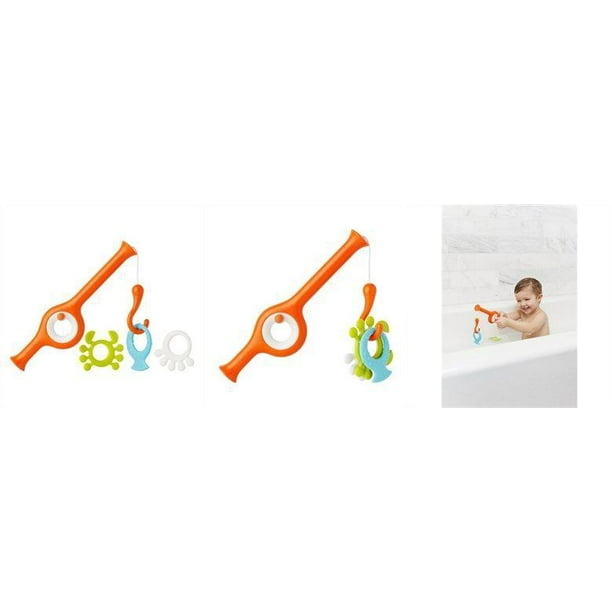 Boon Cast Fishing Pole Bath Toy, Orange 