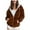 Orange, variant on Towmus Zip Up Hoodies for Women Casual Hooded Striped Sweatshirt Womens Trendy Oversize with Pockets for Fall Winter