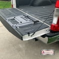 thumbnail image 5 of AA Products Aluminum Foldable Tailgate Ladder Rack with Two Step Pad Rung Retractable Truck Tailgate Step with Stable Handrail, Wide Pedals for Work Flatbed Trucks and Equipment Trailers Easy Install, 5 of 7