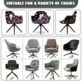 thumbnail image 6 of Xoenoiee Cat Butterfly Daisy Print Dining Chair Cover High Elasticity Curved Back Chair Cover Removable Dining Room Seat Slipcover Minimalist Armchair Slipcover for Home Living Room, 6 of 7