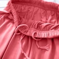 thumbnail image 6 of Asxite Plus Size Womens Pajamas Pants Loose High Waist Soft Knit Solid Pocket Cropped Sleepwear, 6 of 7