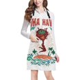 thumbnail image 1 of ASHLEIGH Inspirational Summer Aloha Hawaii Hipster My Best Vacation Adjustable Bib Apron Pockets Commercial Restaurant Home Kitchen Adjustable Apron, 1 of 2