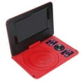 thumbnail image 4 of DEWIN 6.8 Inch Portable HD Children's DVD Player Multifunctional Convenient Car TV Player for Car and Outdoor 110240V(Red US Plug), 4 of 14