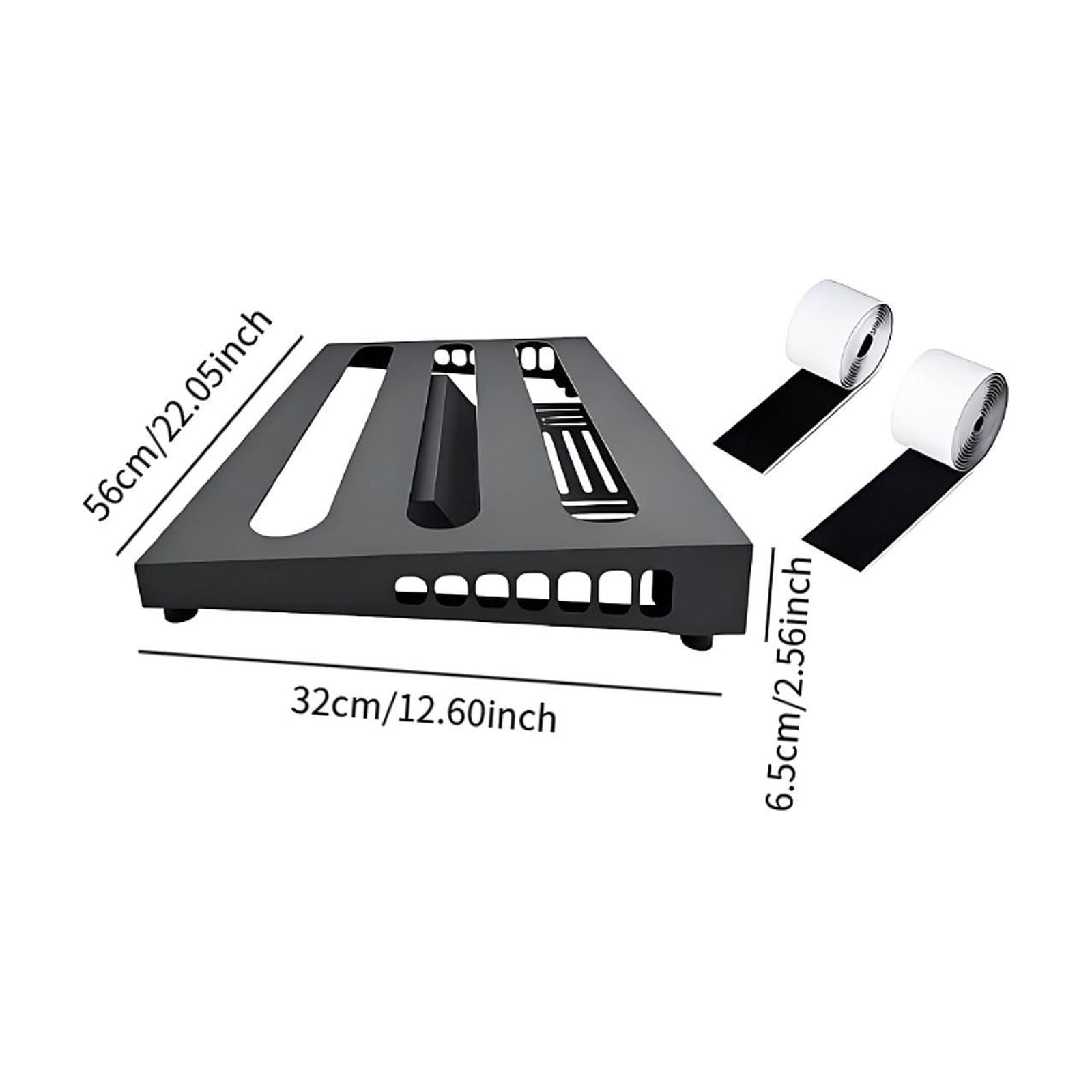 LeeQinersw 1 Piece Effects Pedal Board Alloy Guitar Pedalboard Electric Guitar Effect Board L