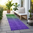 thumbnail image 6 of Addison Rugs Chantille Indoor/Outdoor Solid Ombre Green Washable Runner Rug, 2'3" x 7'6", 6 of 6