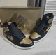 thumbnail image 1 of N I-K-E A i r-Jor-dan 1 High OG Black/ Metallic Gold DZ5485-071, 1 of 6
