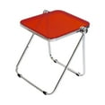 thumbnail image 2 of Pequeña mesa de bandeja de televisión plegable mesa de café pequeña mesa de café mesa de bocadillos plegables para apartamento de patio de dormitorio Rojo, 2 of 8