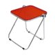 thumbnail image 2 of Pequeña mesa de bandeja de televisión plegable, mesa de café mesa de café pequeño escritorio pequeño mesa plegable para sofá, balcón, patio, espacio Rojo, 2 of 8