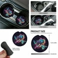 thumbnail image 6 of Jeiento Sea Turtle Car Seat Covers Set of 15 Steering Wheel Cover Seatbelt Cushion Pad Trash Bin Mount Sunglasses Holder Rearview Mirror Cover Cup Holder Key Chain Car Accessories, 6 of 7
