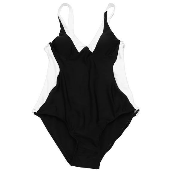 Swimsuit Girl One-piece Stitched Backless Triangle Underwire Push-up Spa